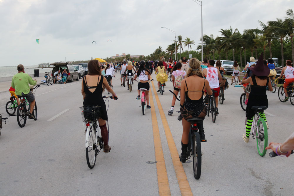 Zombie Bike Ride 2017 photo - Duval Street, Key West